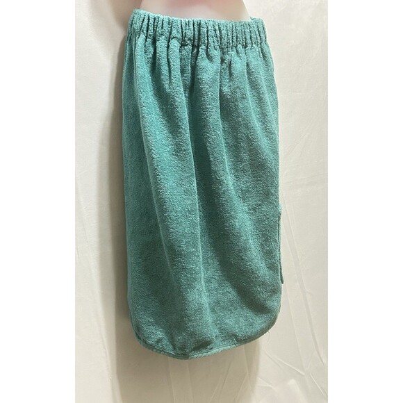Melsimo by TowelSelections Small 100% Cotton Green Wrap Towel Shower Beach Pool - Picture 8 of 11